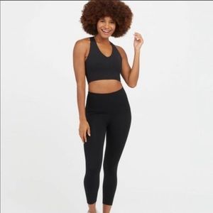 NWT Spanx Active 7/8 Booty Boost Leggings Black size extra small